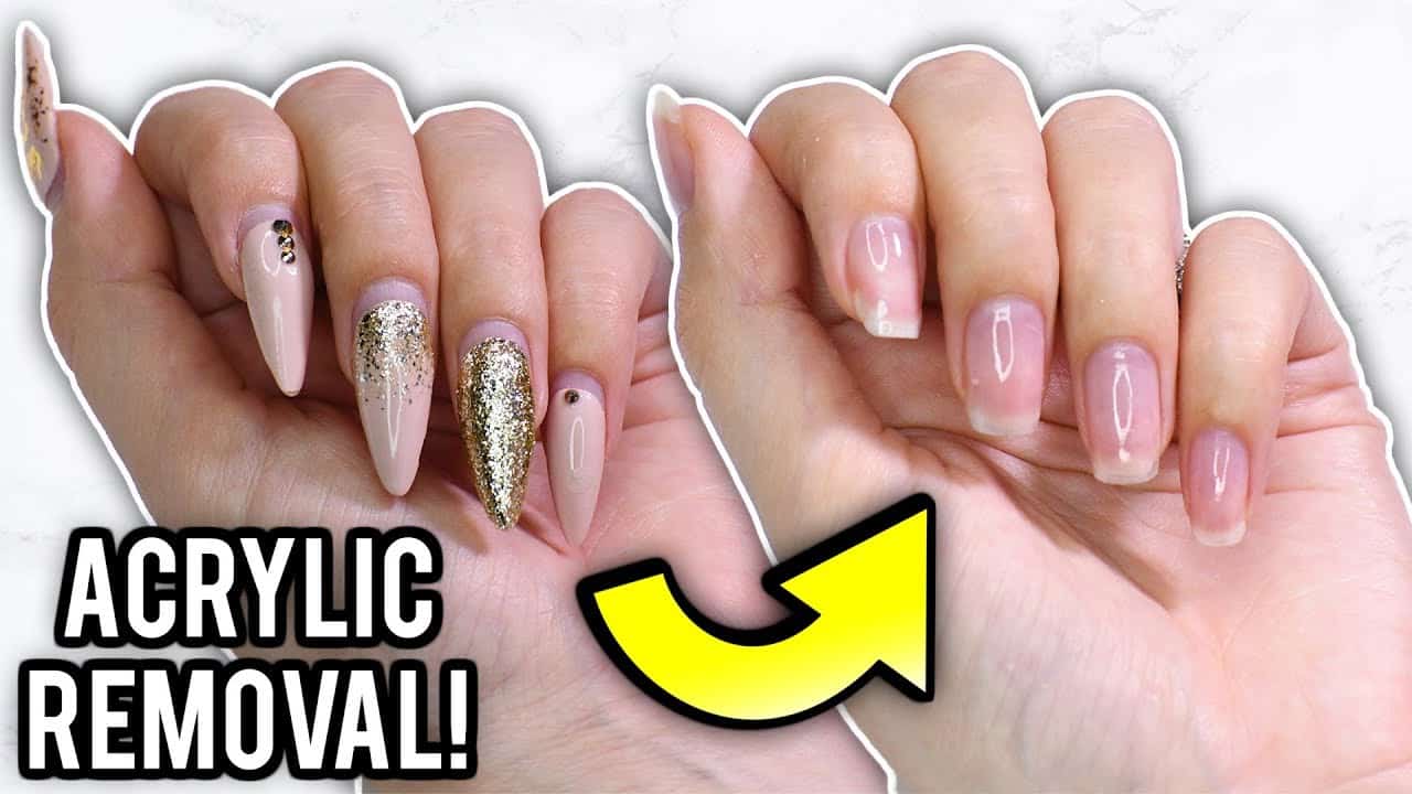 How To Soak Off Acrylic Nails ? - My Glow Journey
