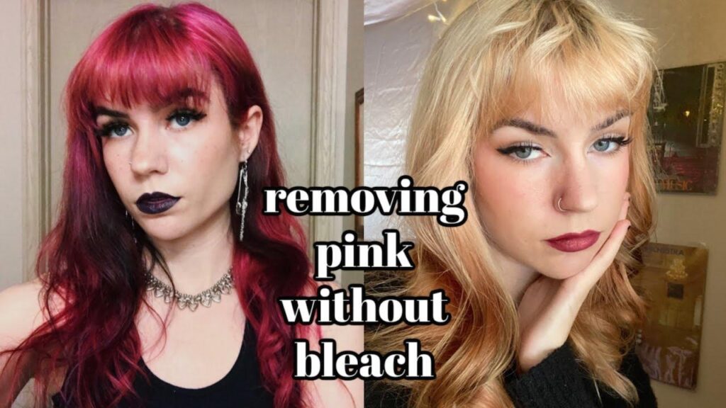 How To Take Out Pink Hair Dye ?