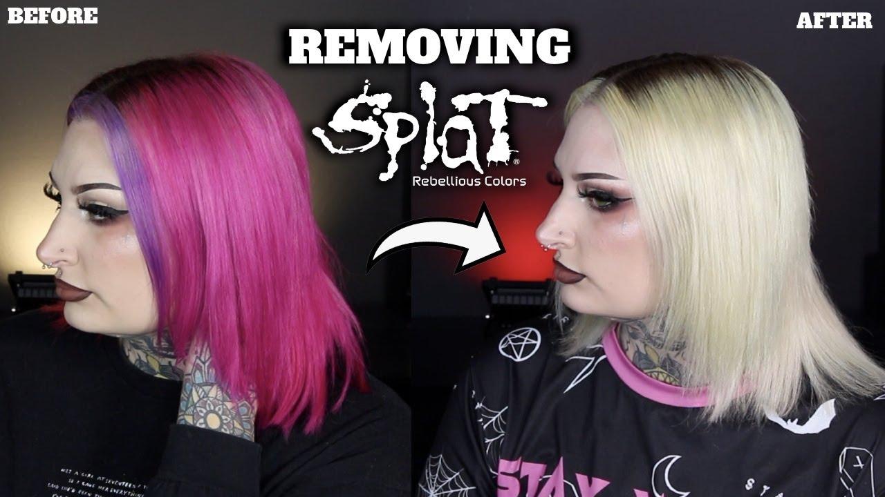 How To Take Out Splat Hair Dye ? - My Glow Journey