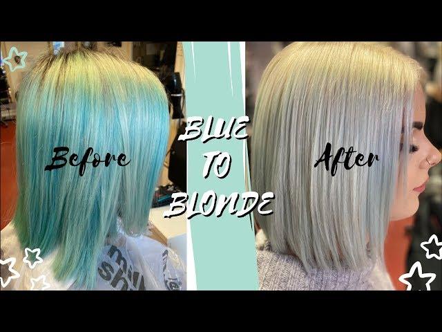 How Do You Remove Blue Hair Dye ?